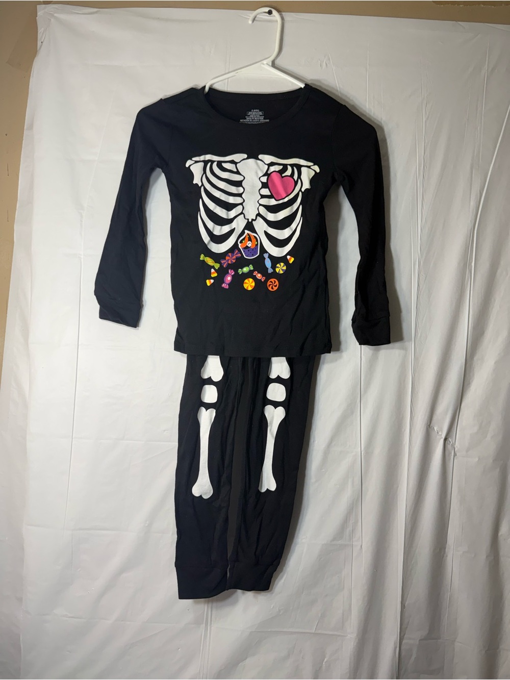 Halloween Girls Pajama Set 2 Pieces Size 6/6X